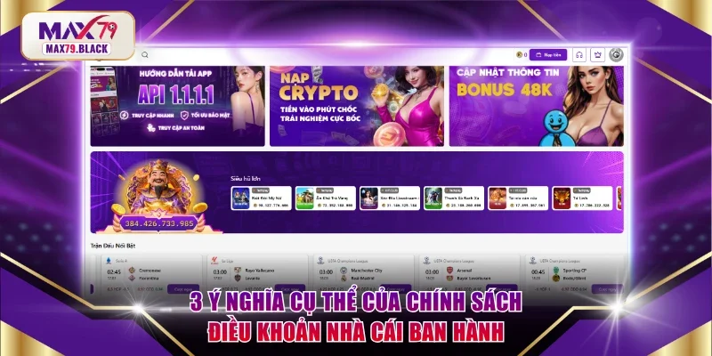 3 ý nghĩa cụ thể của chính sách điều khoản nhà cái ban hành